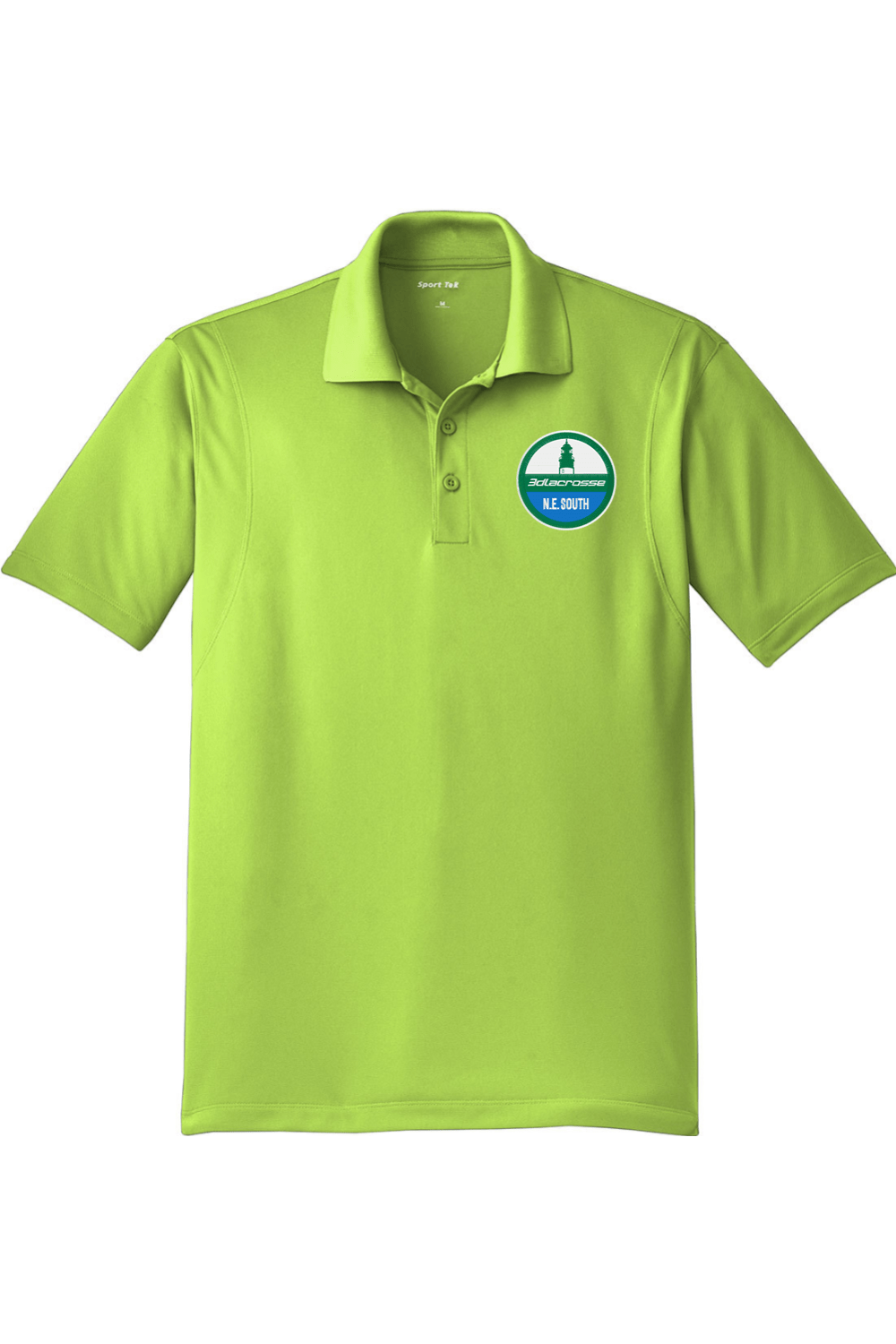 3D New England SBL Adult Embroidered Athletic Polo Signature Lacrosse