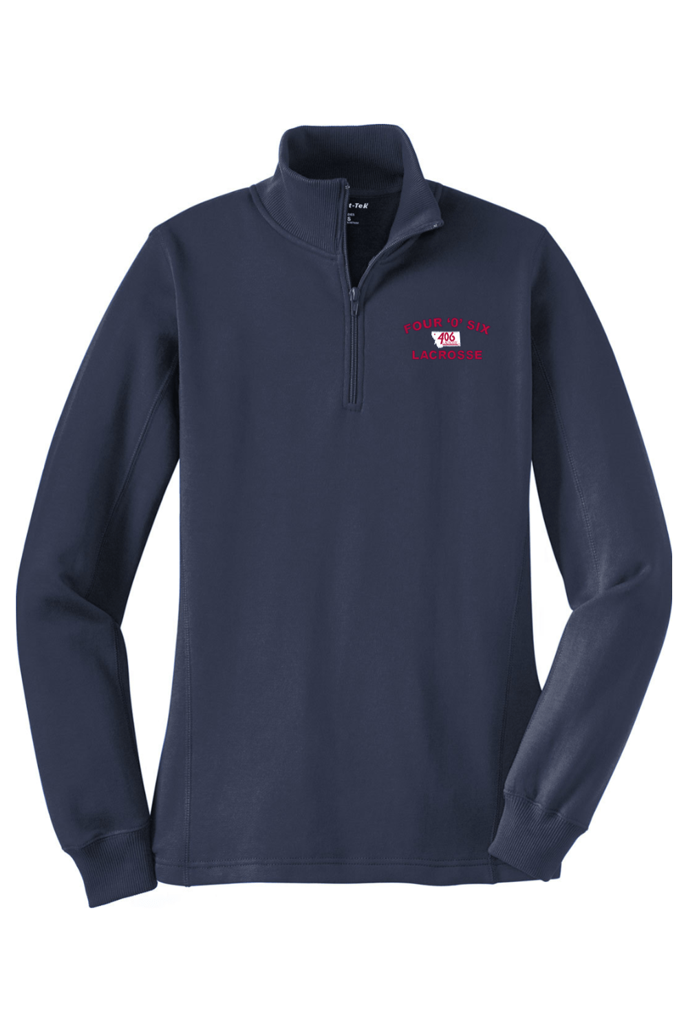406 Lacrosse Adult Women's Embroidered Quarter-Zip Pullover Signature Lacrosse
