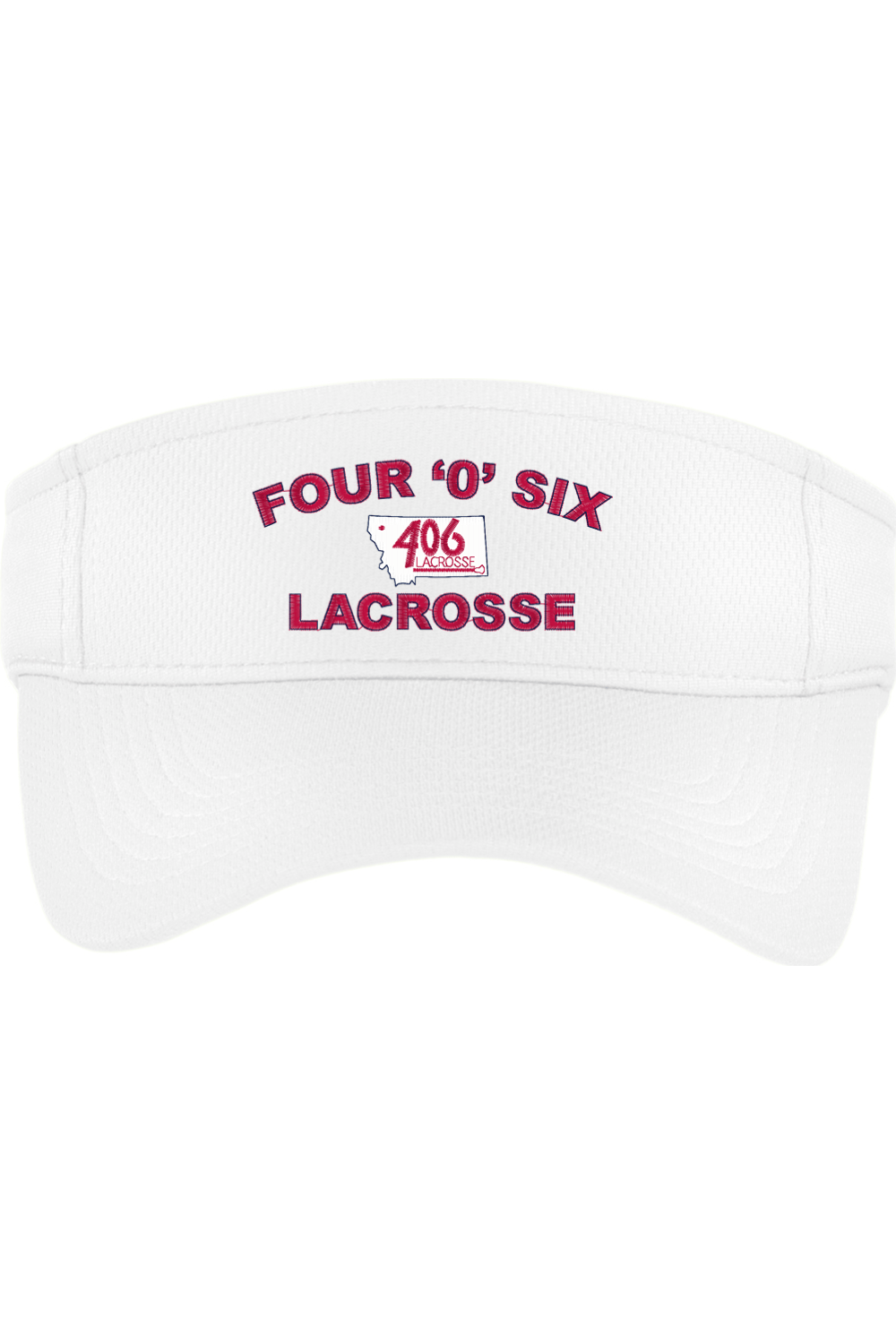 406 Lacrosse Embroidered Visor Signature Lacrosse