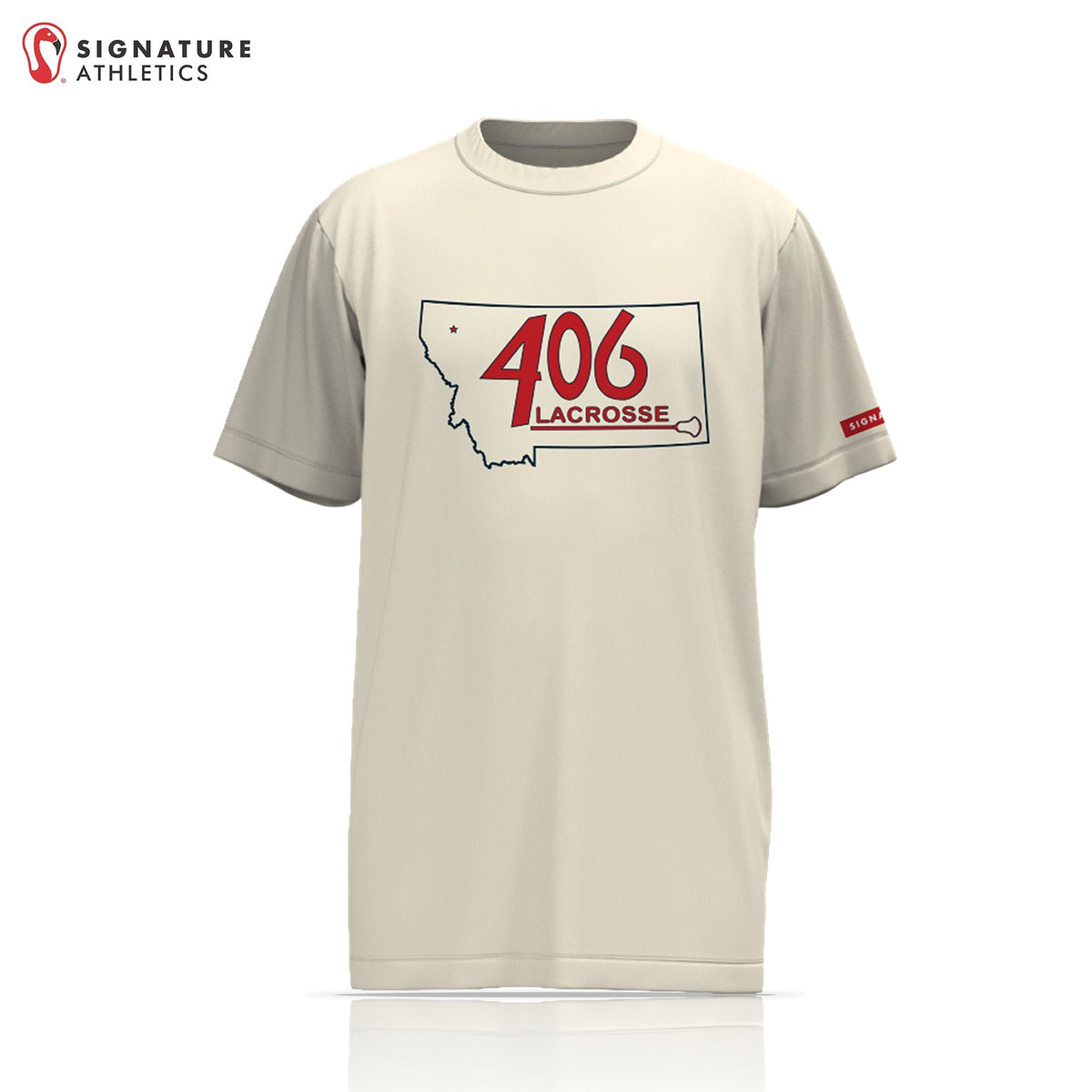 406 Lacrosse Men's Player Short Sleeve Shooting Shirt: 2025 Signature Lacrosse