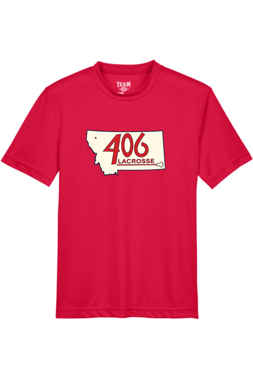406 Lacrosse Youth Athletic T-Shirt Signature Lacrosse