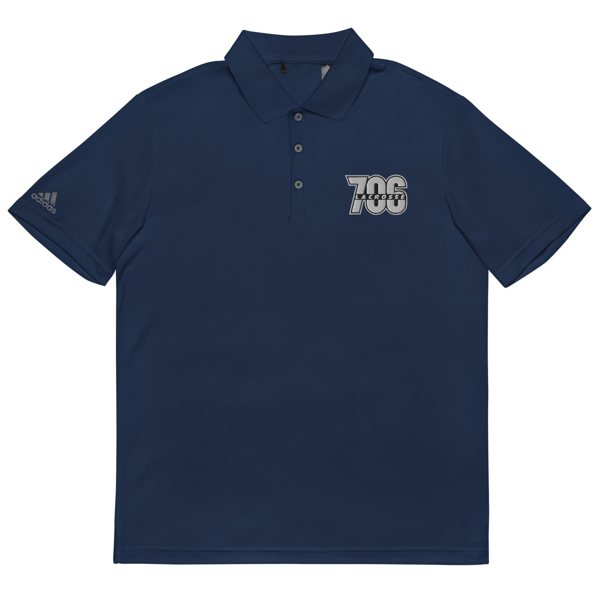 706 Lacrosse Club Adult Adidas Performance Polo Signature Lacrosse