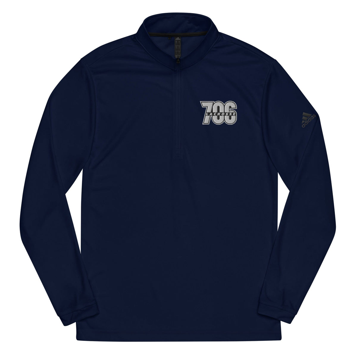 706 Lacrosse Club Adult Men's 1/4 Adidas Performance Pullover Signature Lacrosse