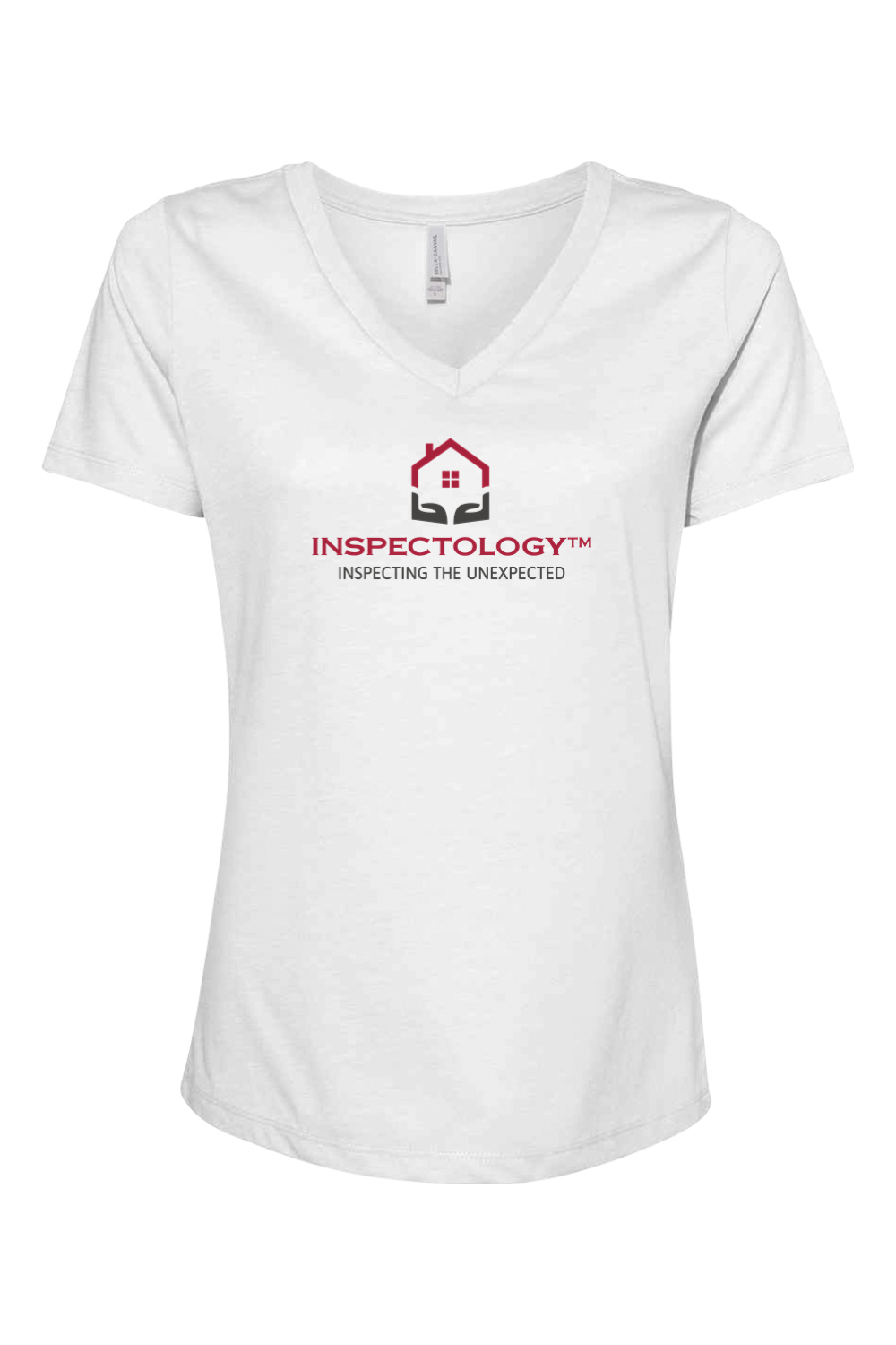 Inspectology Women's Relaxed V-Neck T-Shirt Signature Lacrosse
