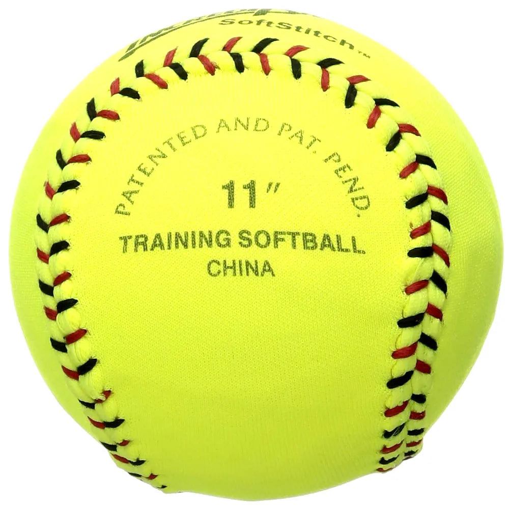 Easton SoftStich IncrediBall 11" Neon Training Softball Single