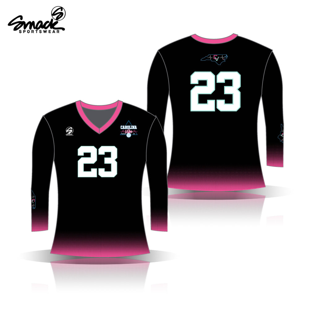 Carolina Vibe Regional Women's Black Long Sleeve Jersey