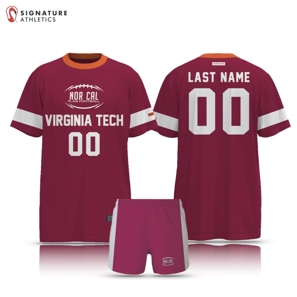 Norcal Flag Football Virginia Tech Men's 2 Piece Player Package: NorCal