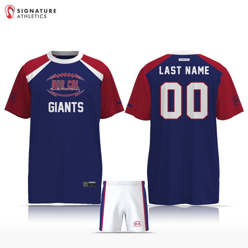 Norcal Flag Football New York Giants Men's 2 Piece Player Package: NorCal