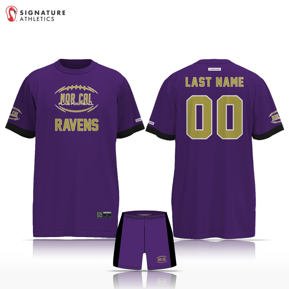 Norcal Flag Football Baltimore Ravens Men's 2 Piece Player Package: NorCal