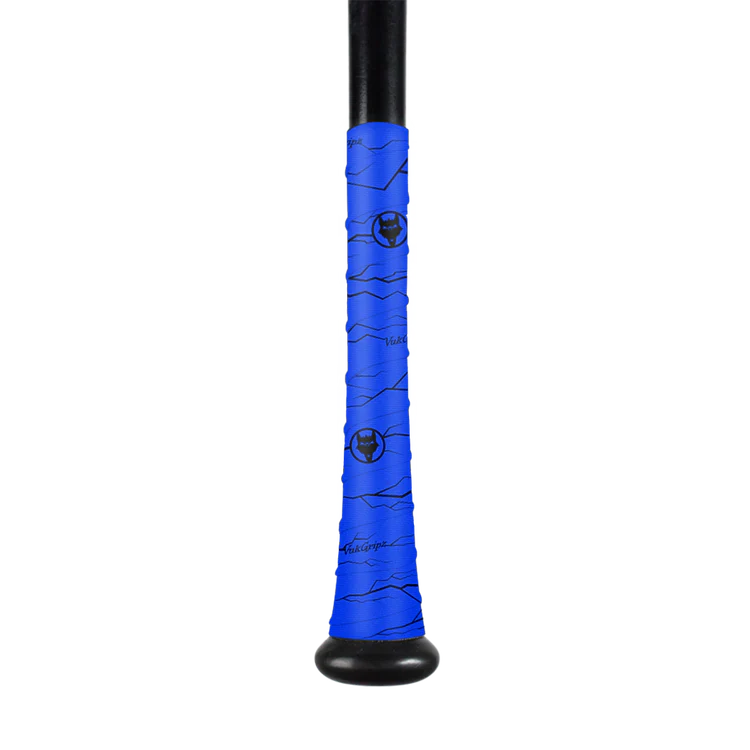 VukGripz Pulse Blue with Black Bat Grip Tape