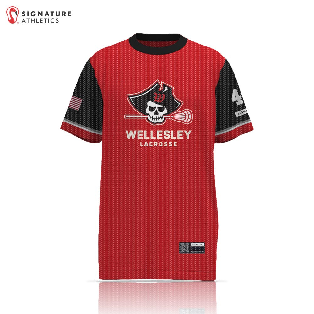 Wellesley Lacrosse Men's Player Short Sleeve Tech Tee: 3rd Grade