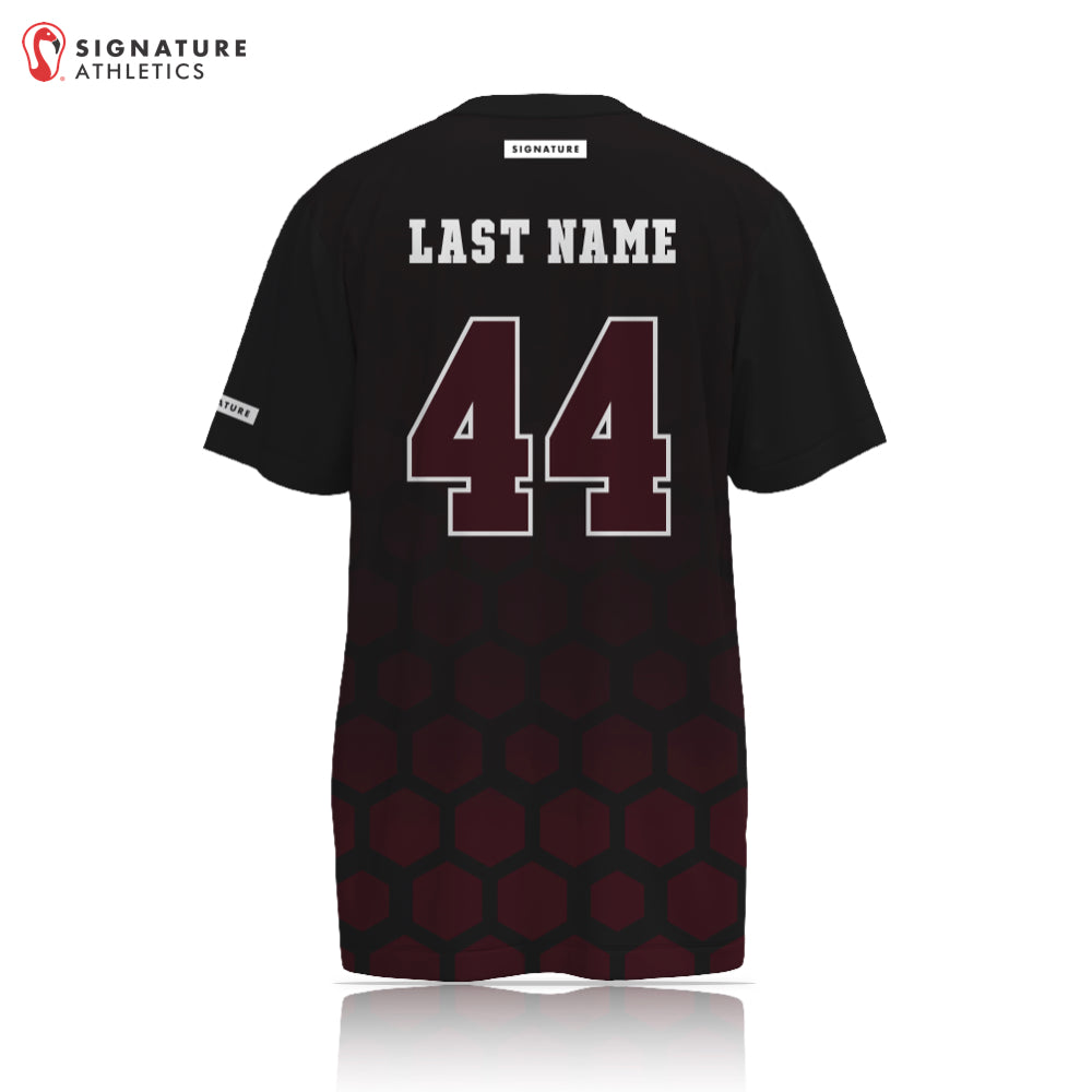 Camiseta técnica de manga corta de jugador de lacrosse de Oxford