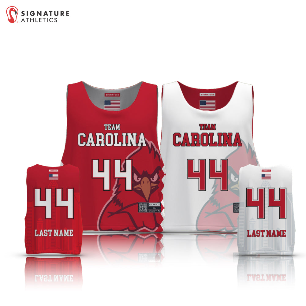Team Carolina Men's Red & White Reversible Game Pinnie: 2033 Red