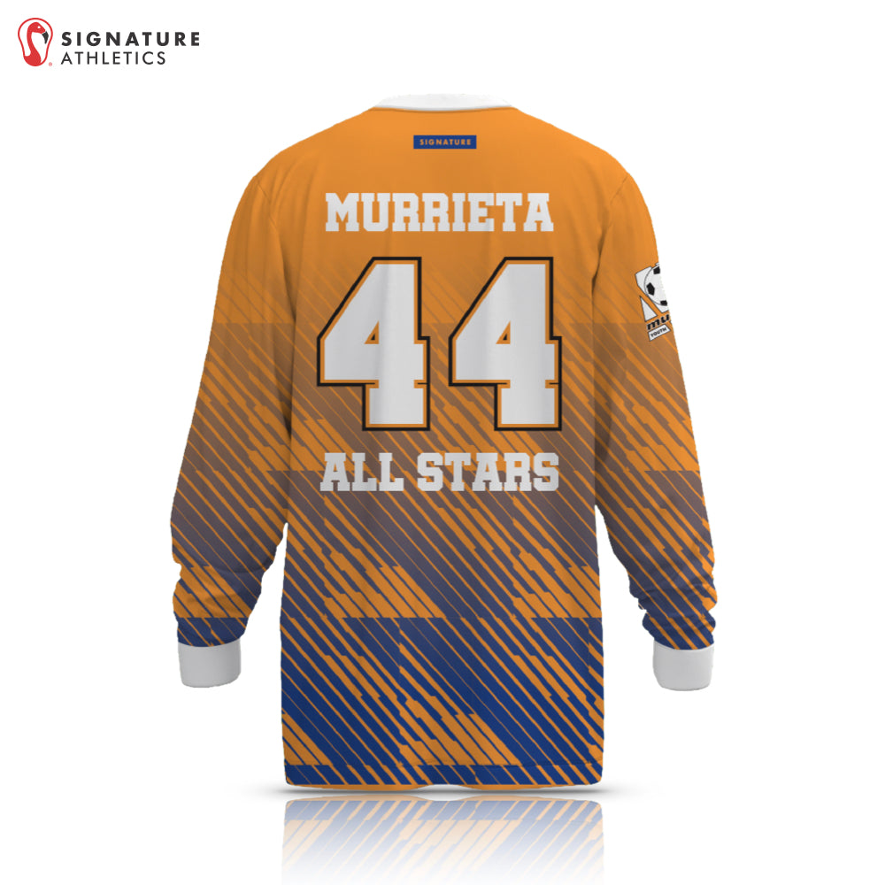 Murrieta Allstars Men's Orange Long Sleeve Tech Tee