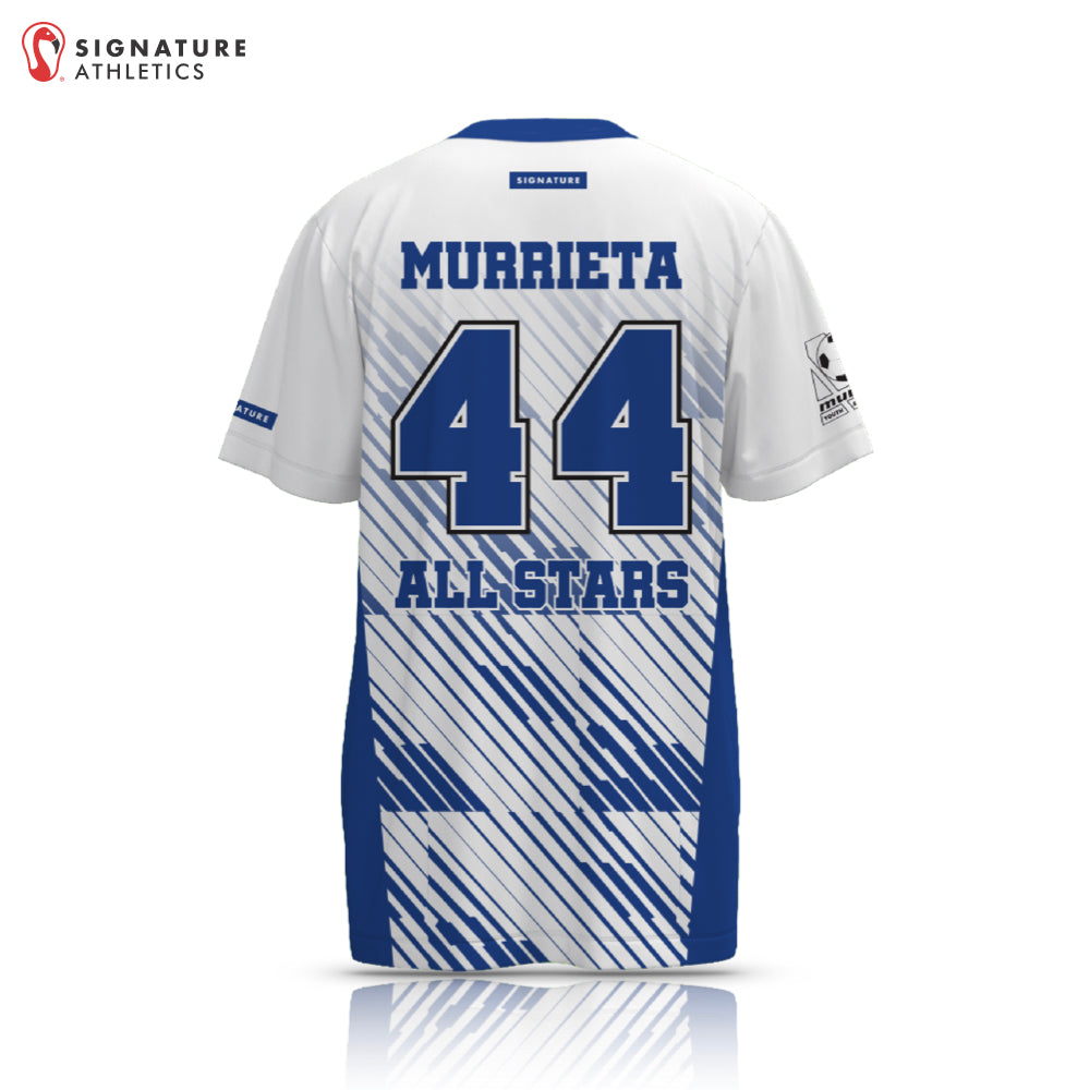 Murrieta Allstars Men's Short Sleeve White Tech Tee