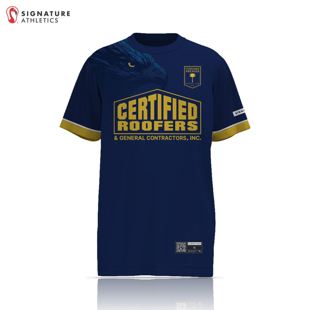 Fish Hawk Premier Men's Player Dark Navy Short Sleeve Tech Tee: FL Hawks