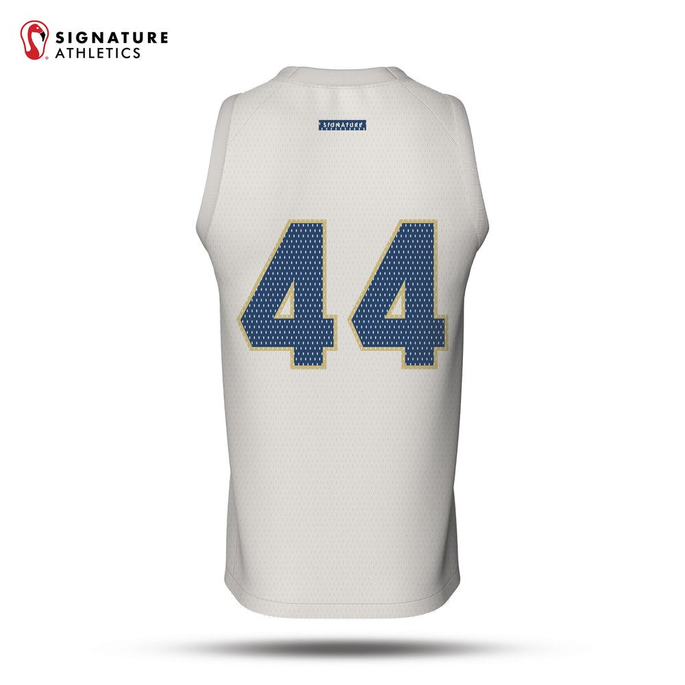 Shrewsbury Basketball Association 25-4 Navy Reversible Practice Jersey White Back