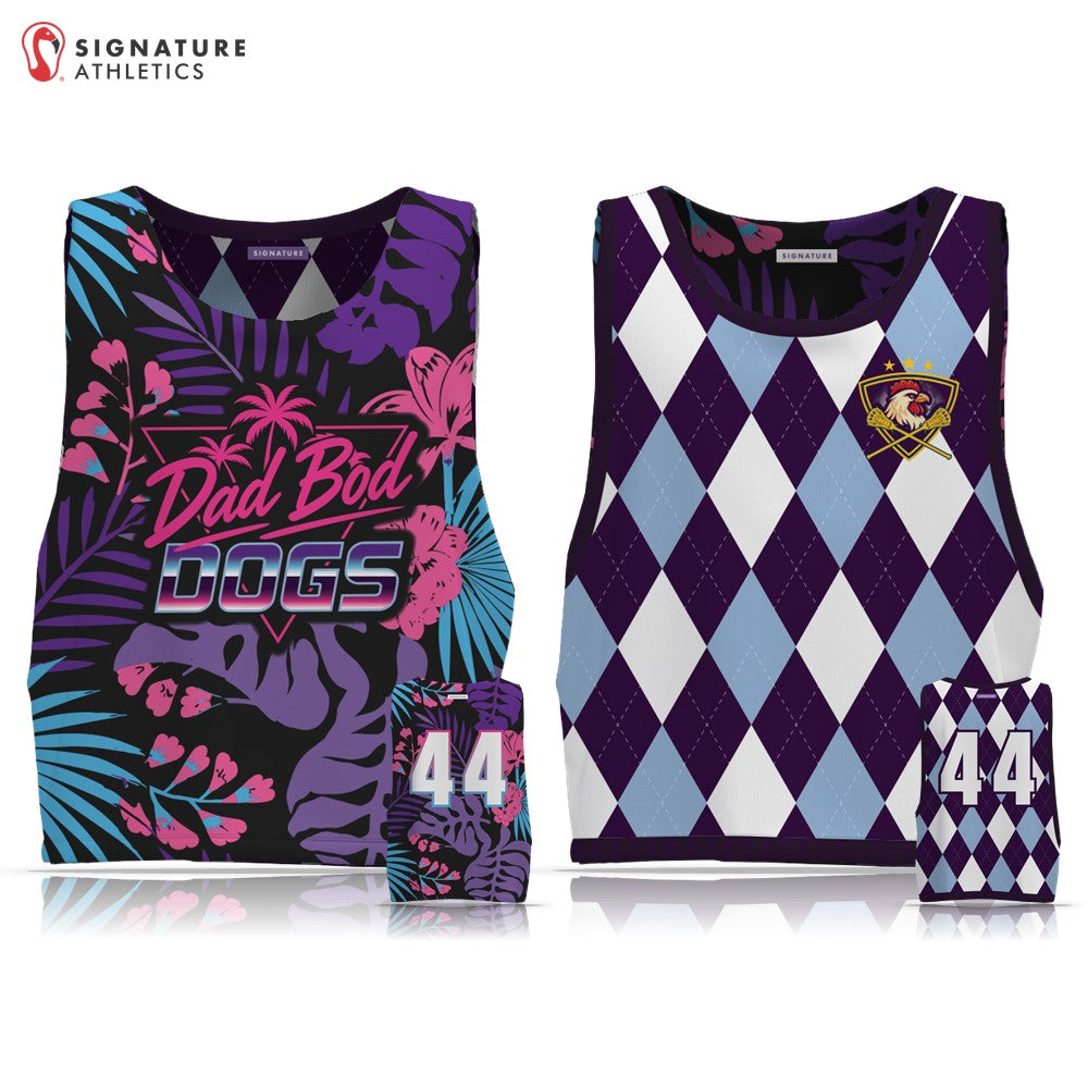 Texas Men's Bad Bod Dogs/Spring Chicken Reversible Game Pinnie: Masters Lacrosse