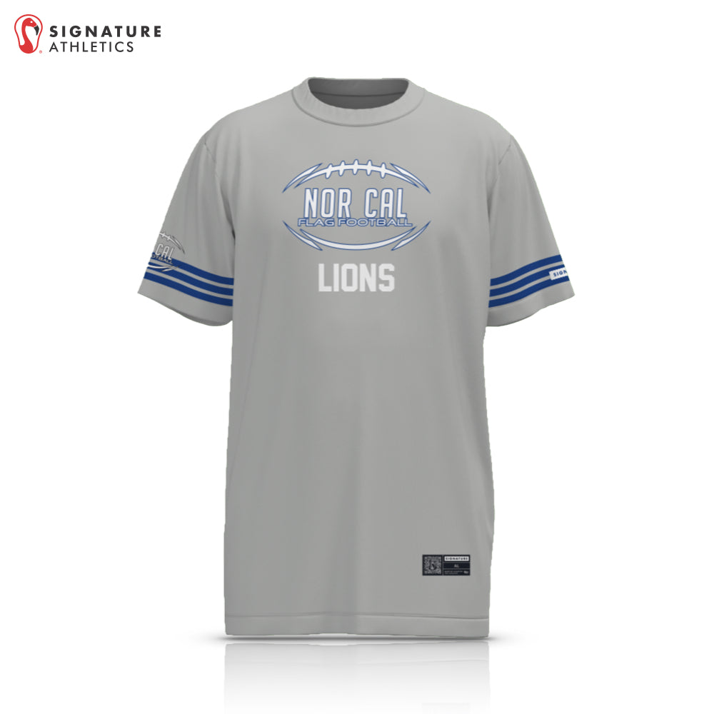 Norcal Flag Football Detroit Lions Men's Short Sleeve Tech Tee: NorCal