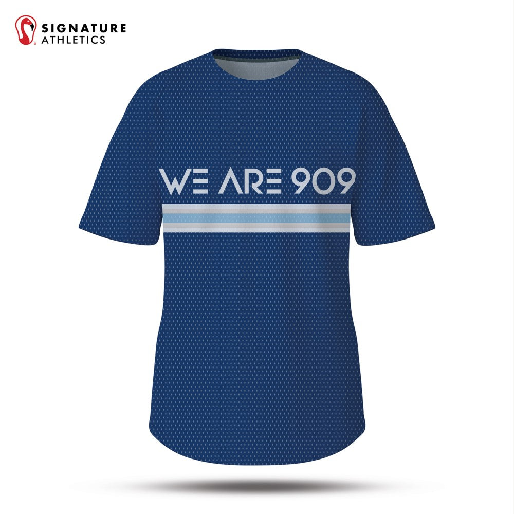 Club 909 Volleyball Men's Navy Short Sleeve Tech Tee: 18-Blue
