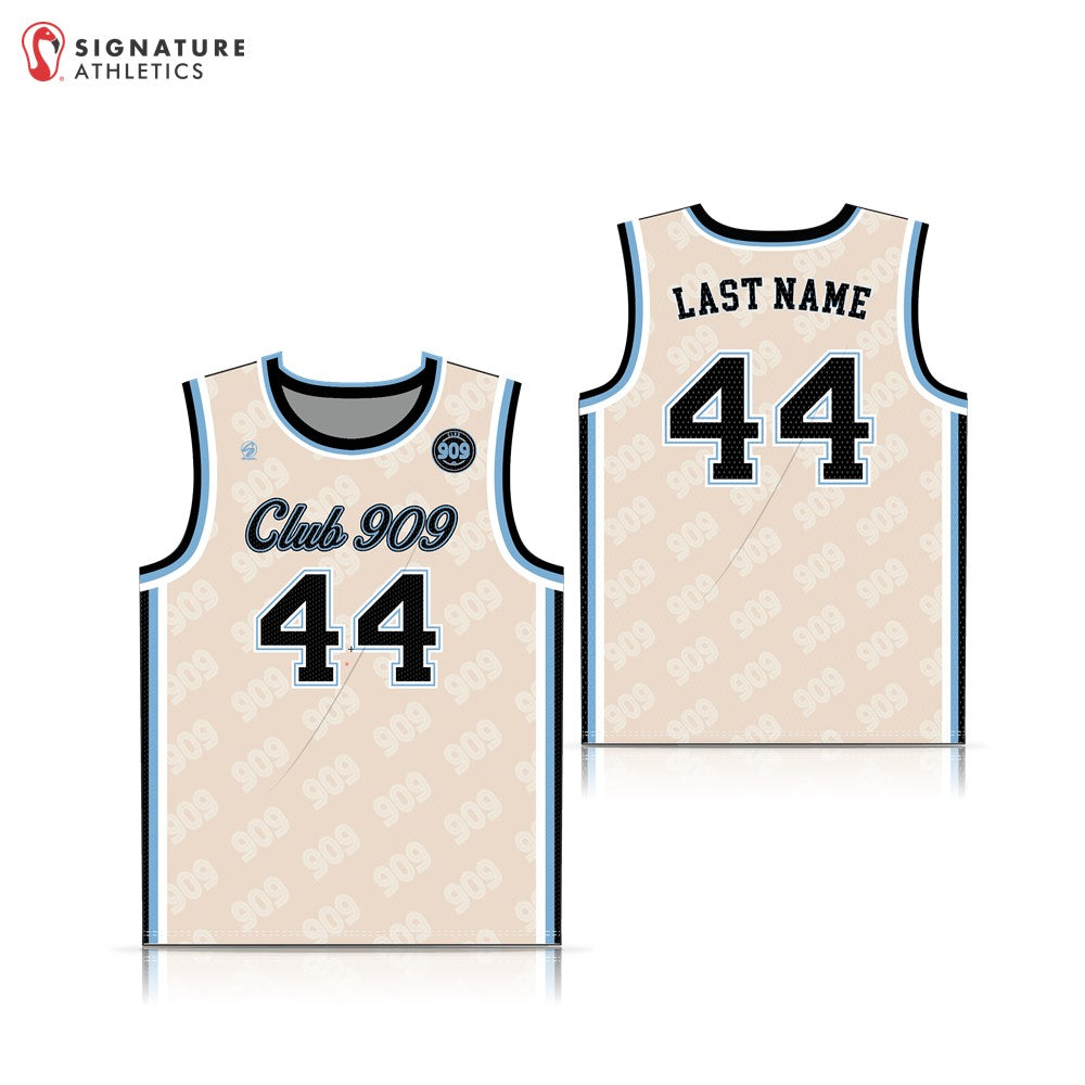 Club 909 Volleyball Men's Cream Sleeveless Jersey