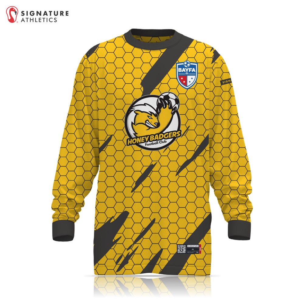 Honey Badgers FC Men's Long Sleeve Goalie Jersey: Honey Badgers FC