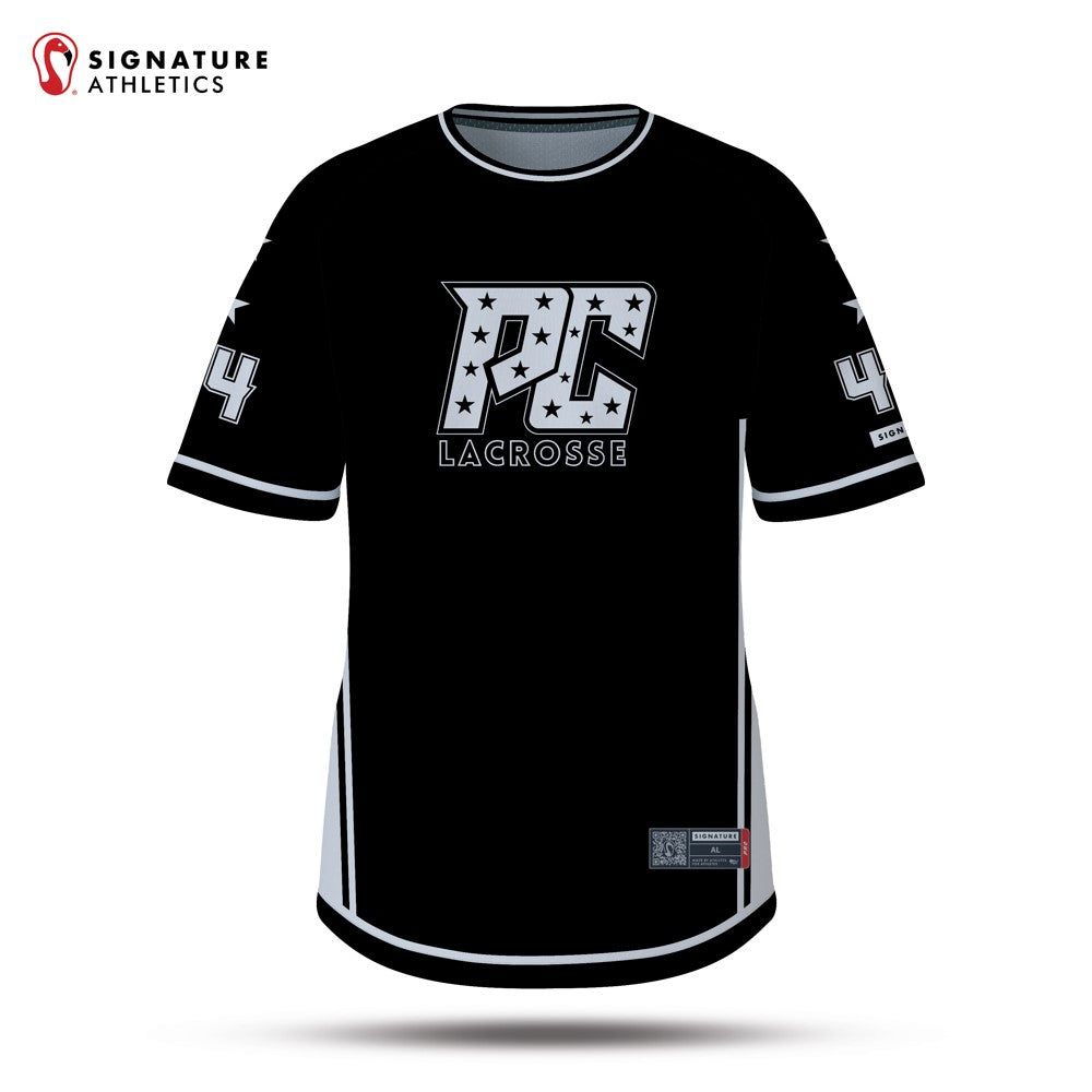 Premier Carolina Lacrosse Men's Black Short Sleeve Tech Tee: 2028