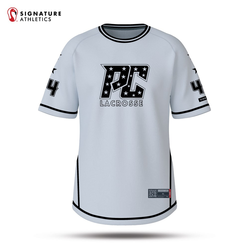 Premier Carolina Lacrosse Men's White Short Sleeve Tech Tee: 2031