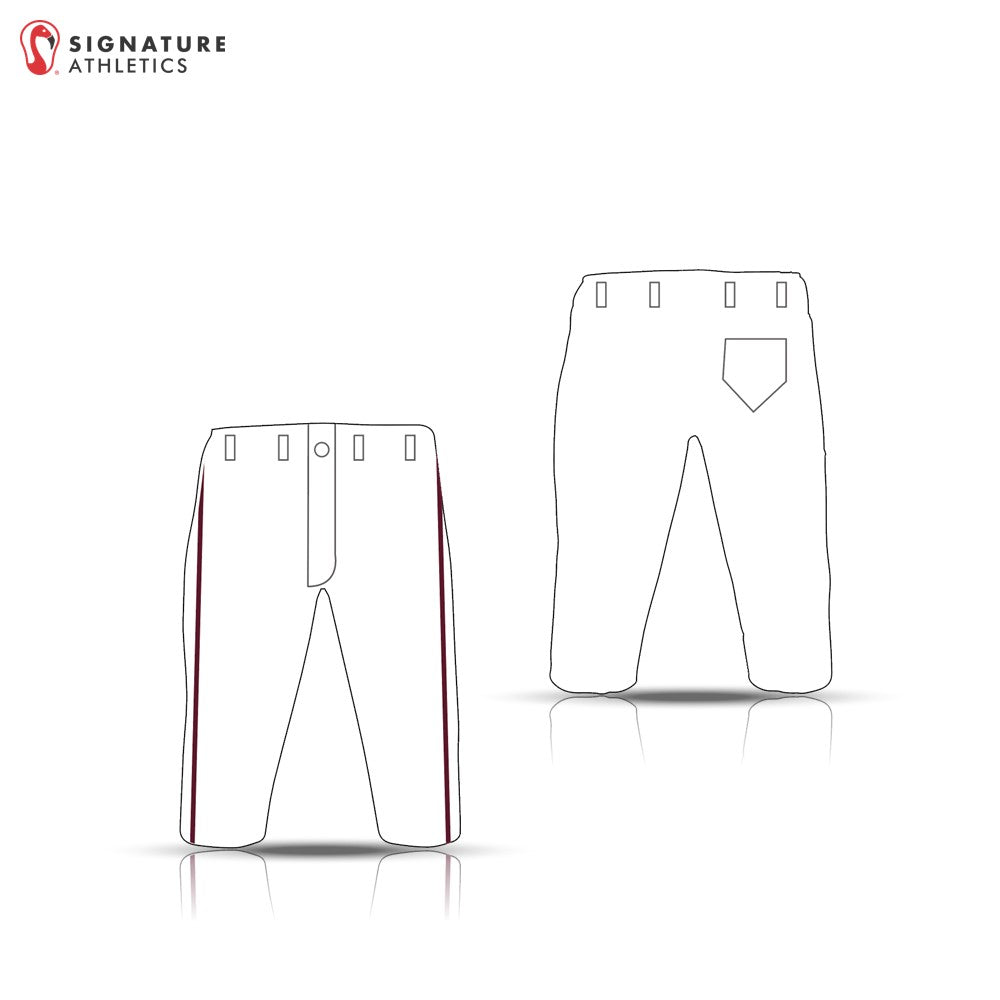 Rebels Travel Baseball REQUIRED Men's White Baseball Knicker Pants