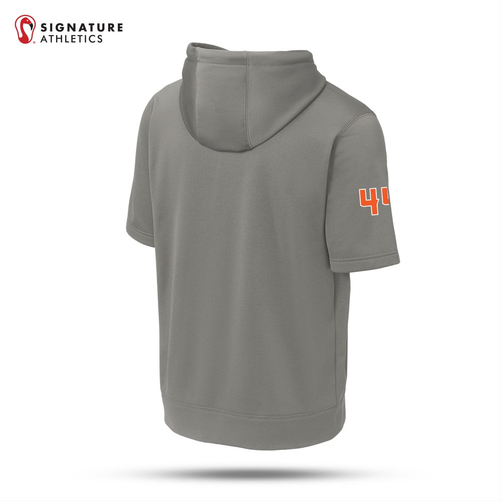 Babylon FH Dark Grey Smoke Fleece Short Sleeve Hooded Pullover