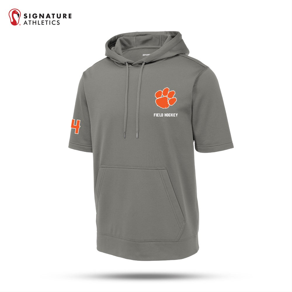 Babylon FH Men's Dark Grey Smoke Fleece Short Sleeve Hooded Pullover: Babylon FH
