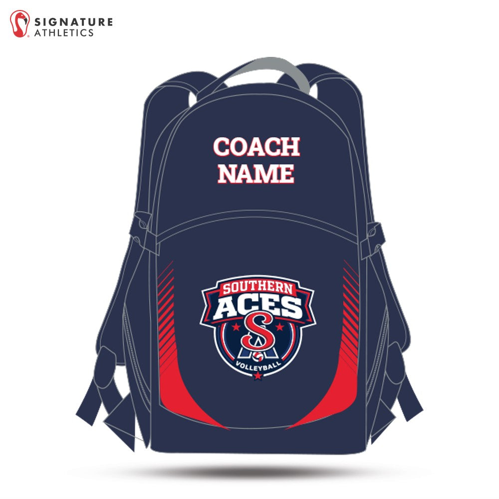 Southern Aces Volleyball Men's Player Sublimated Backpack: Southern Aces Volleyball