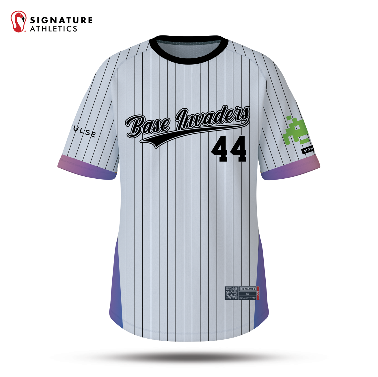 Base Invaders Men's Player Short Sleeve Tech Tee: Base Invaders