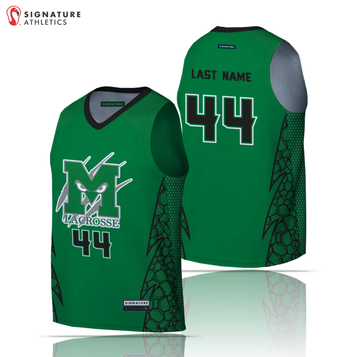 Monsters Lacrosse Men's Pro Sleeveless Game Reversible: U12