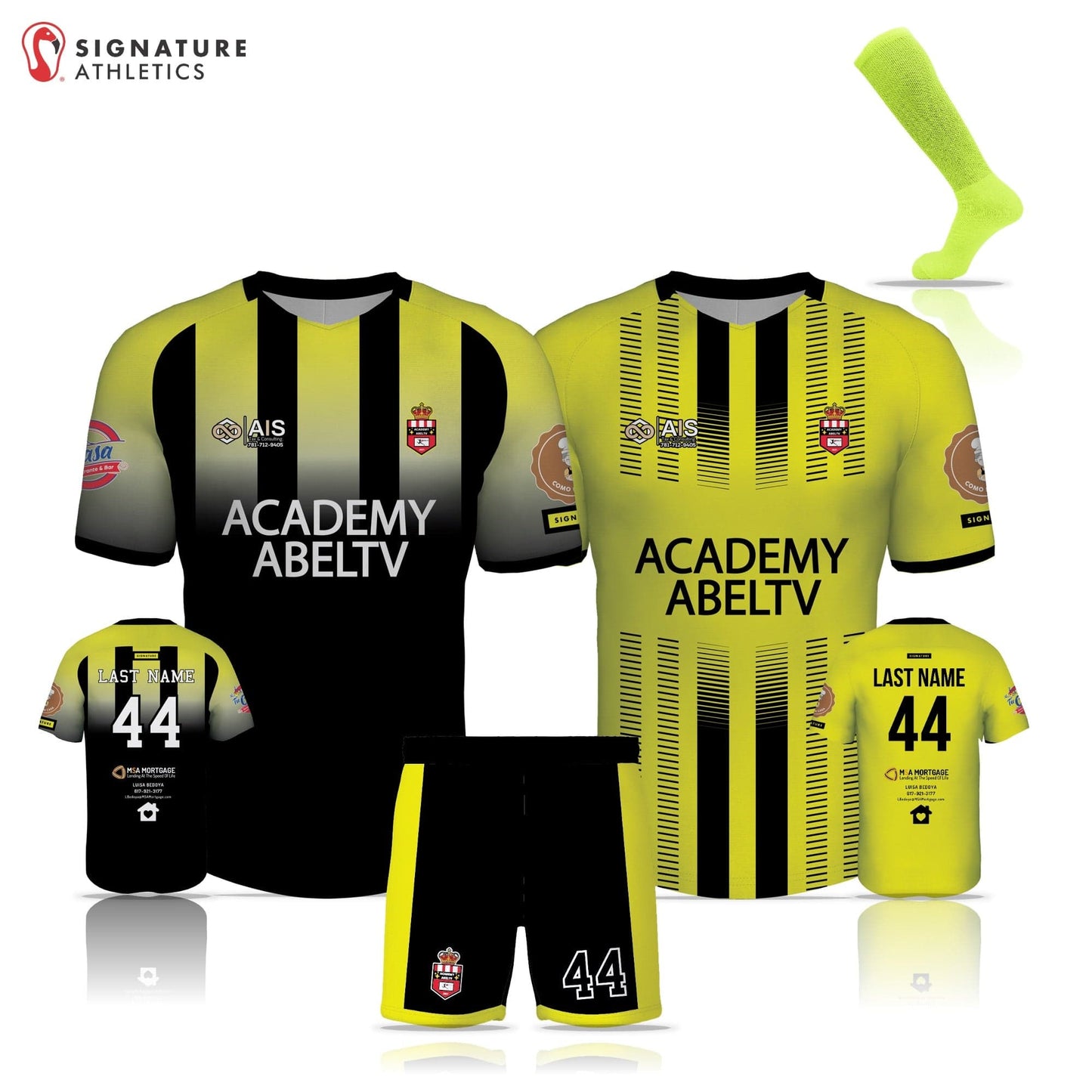 Academy AbelTV Men's 4 Piece Player Package Signature Lacrosse