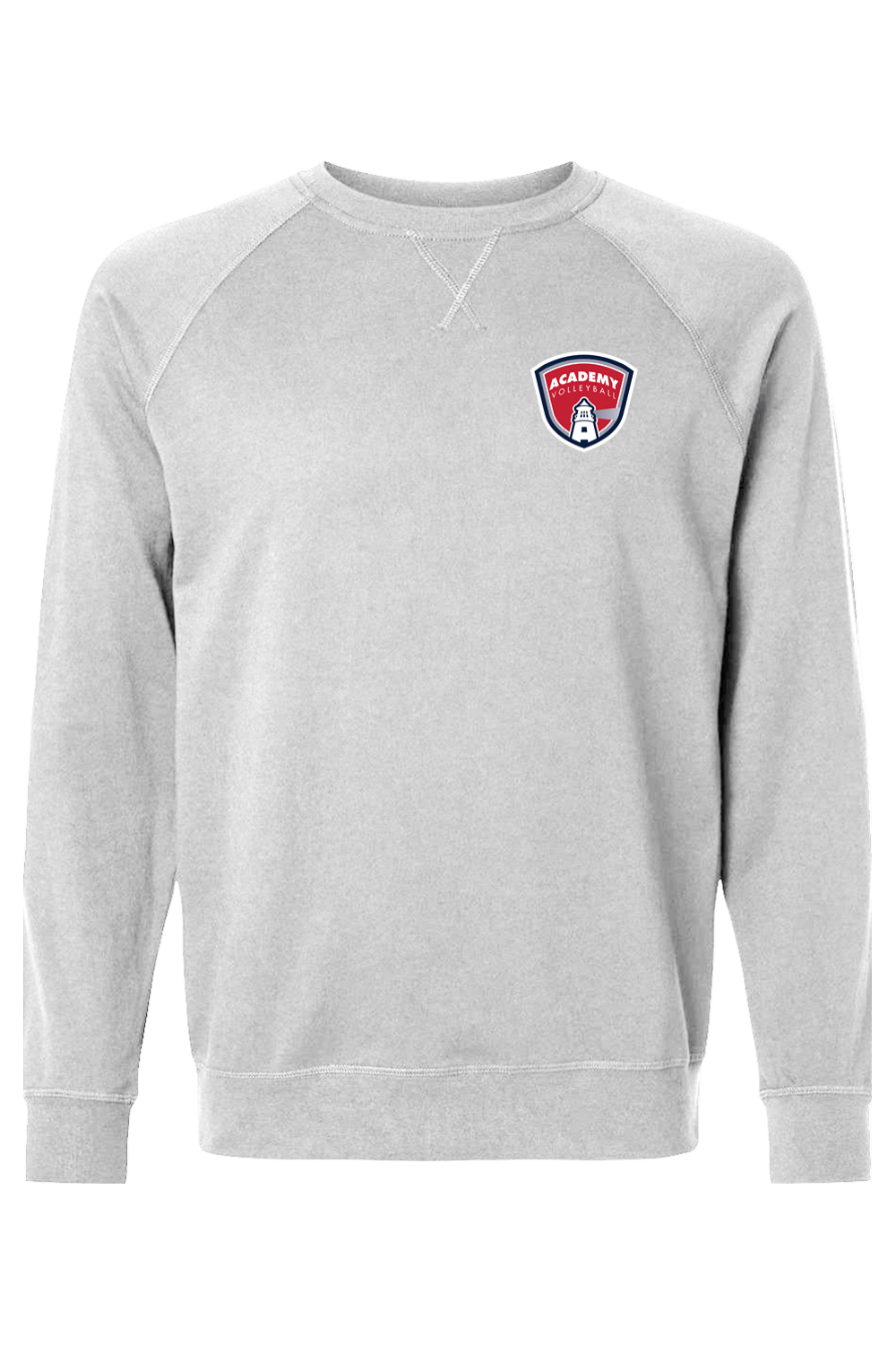 Academy Volleyball Adult Heavyweight Raglan Long Sleeve Signature Lacrosse