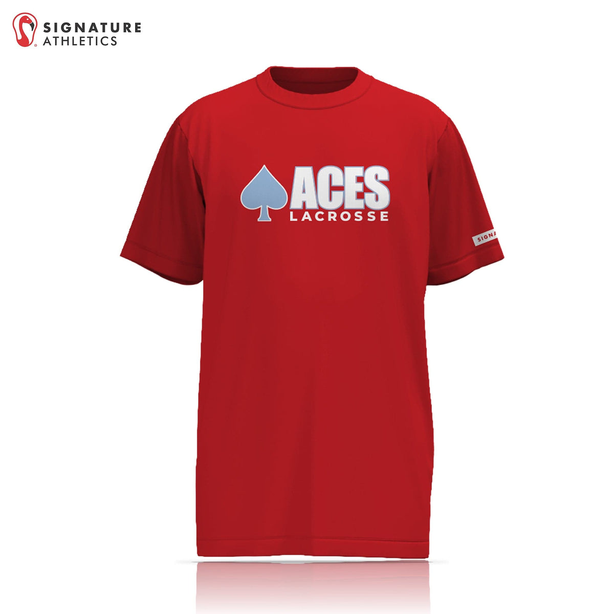 Aces Girls Lacrosse Short Sleeve Tech Tee: 2026-2036 Signature Lacrosse