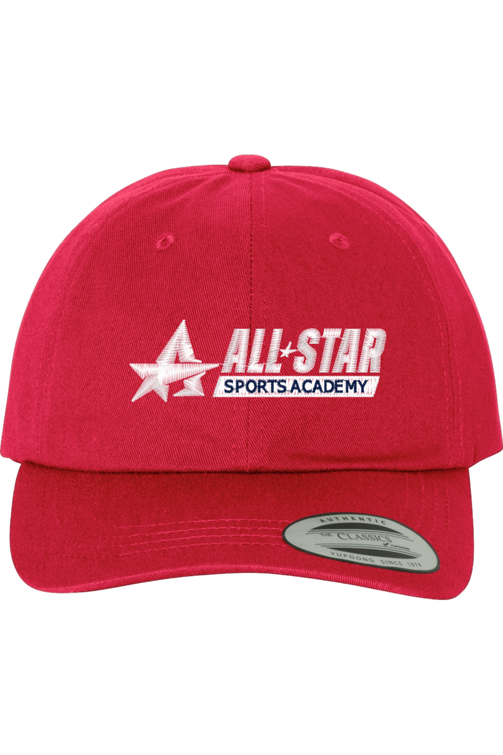 All-Star Sports Academy Embroidered Dad Hat Signature Lacrosse