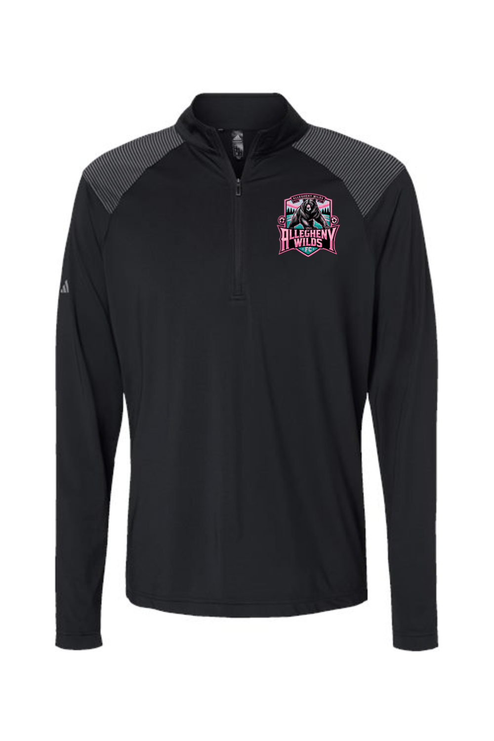 Allegheny Wilds Men's Shoulder Stripe Quarter-Zip Pullover Signature Lacrosse