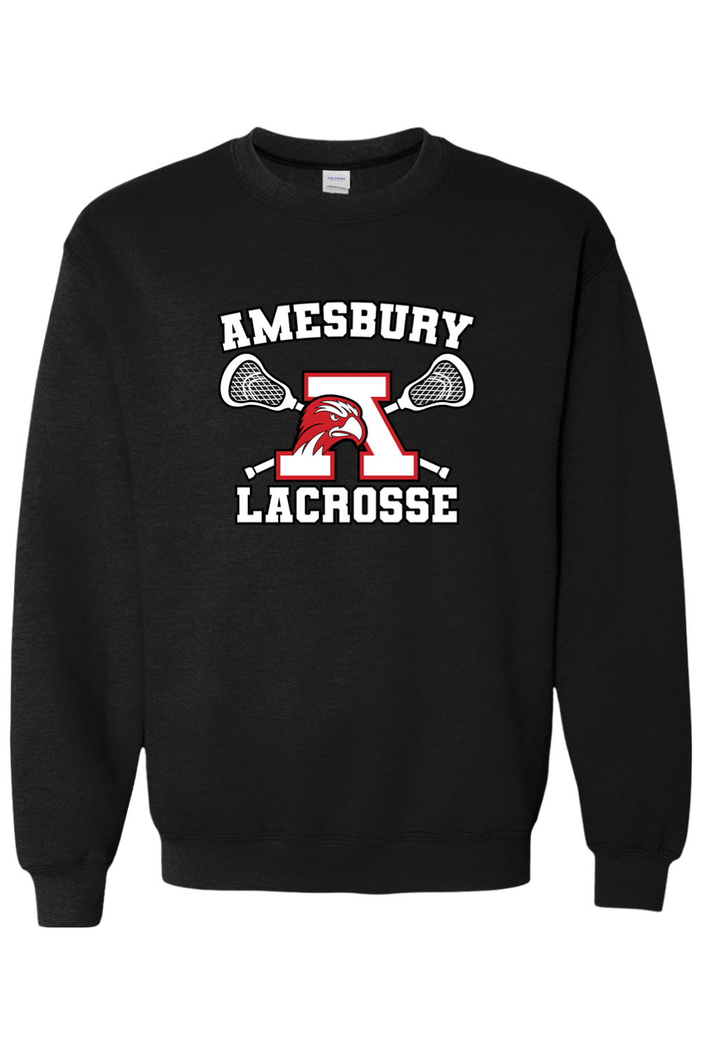 Amesbury Youth Lacrosse Adult Heavyweight Sweatshirt Signature Lacrosse