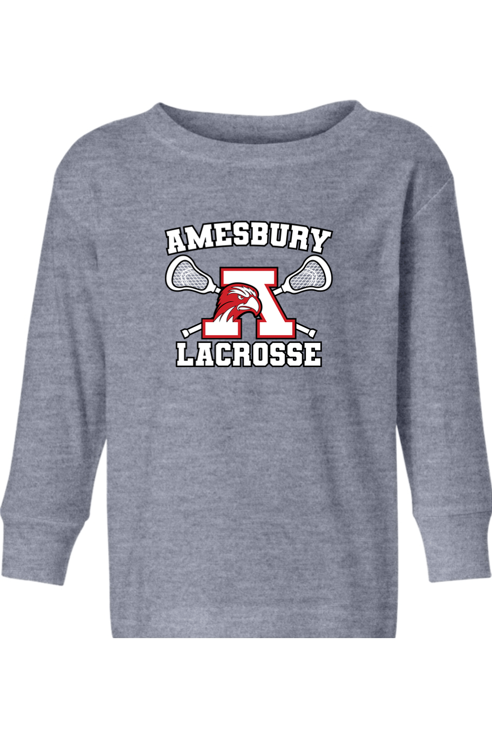 Amesbury Youth Lacrosse Toddler Long Sleeve T-Shirt Signature Lacrosse
