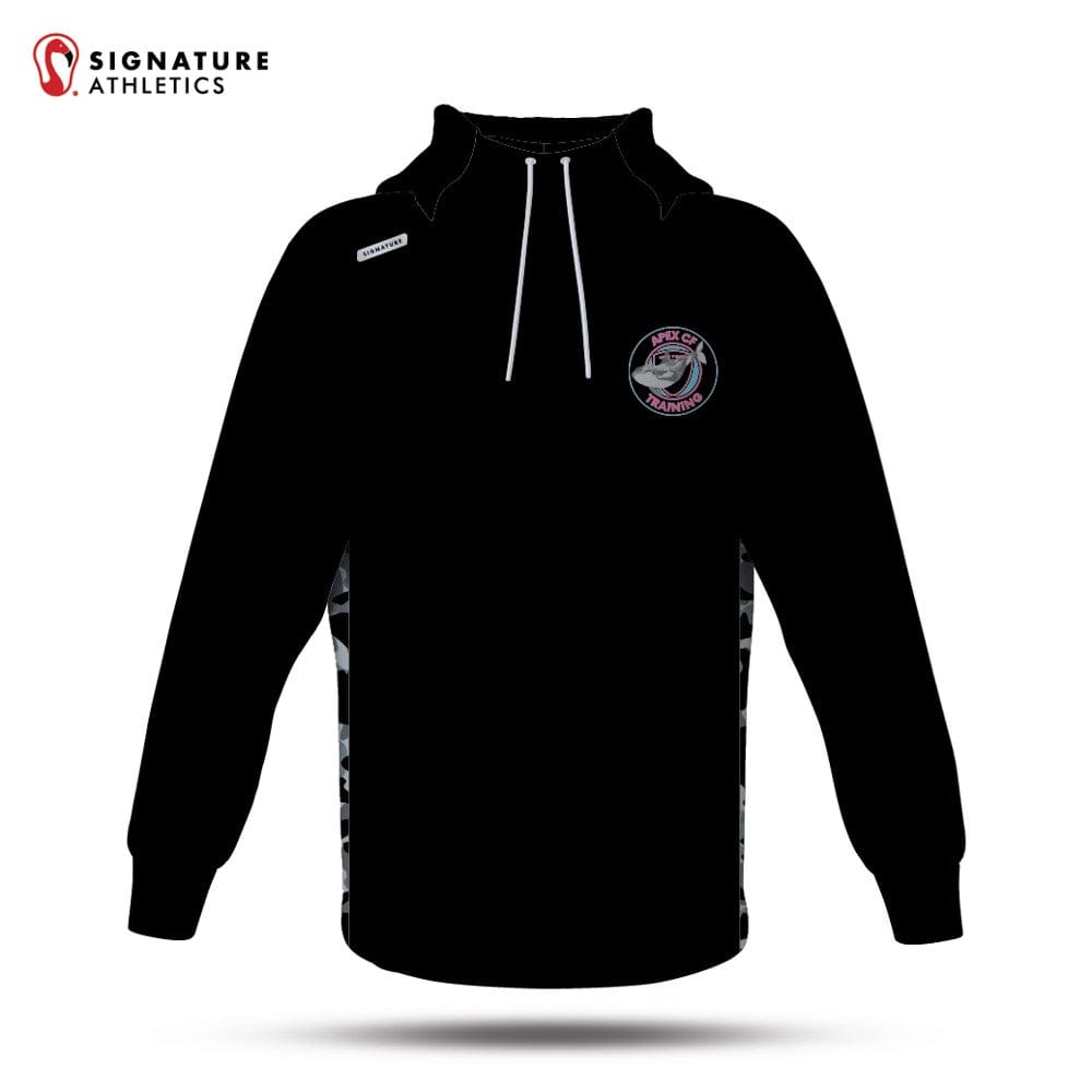 Apex CF Black & White Dye Sub Scuba Hoodie Signature Lacrosse