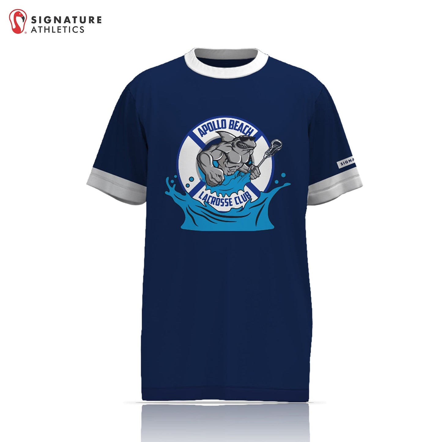 Apollo Beach Lacrosse Men's Short Sleeve Tech Tee: Boy's Apollo Signature Lacrosse