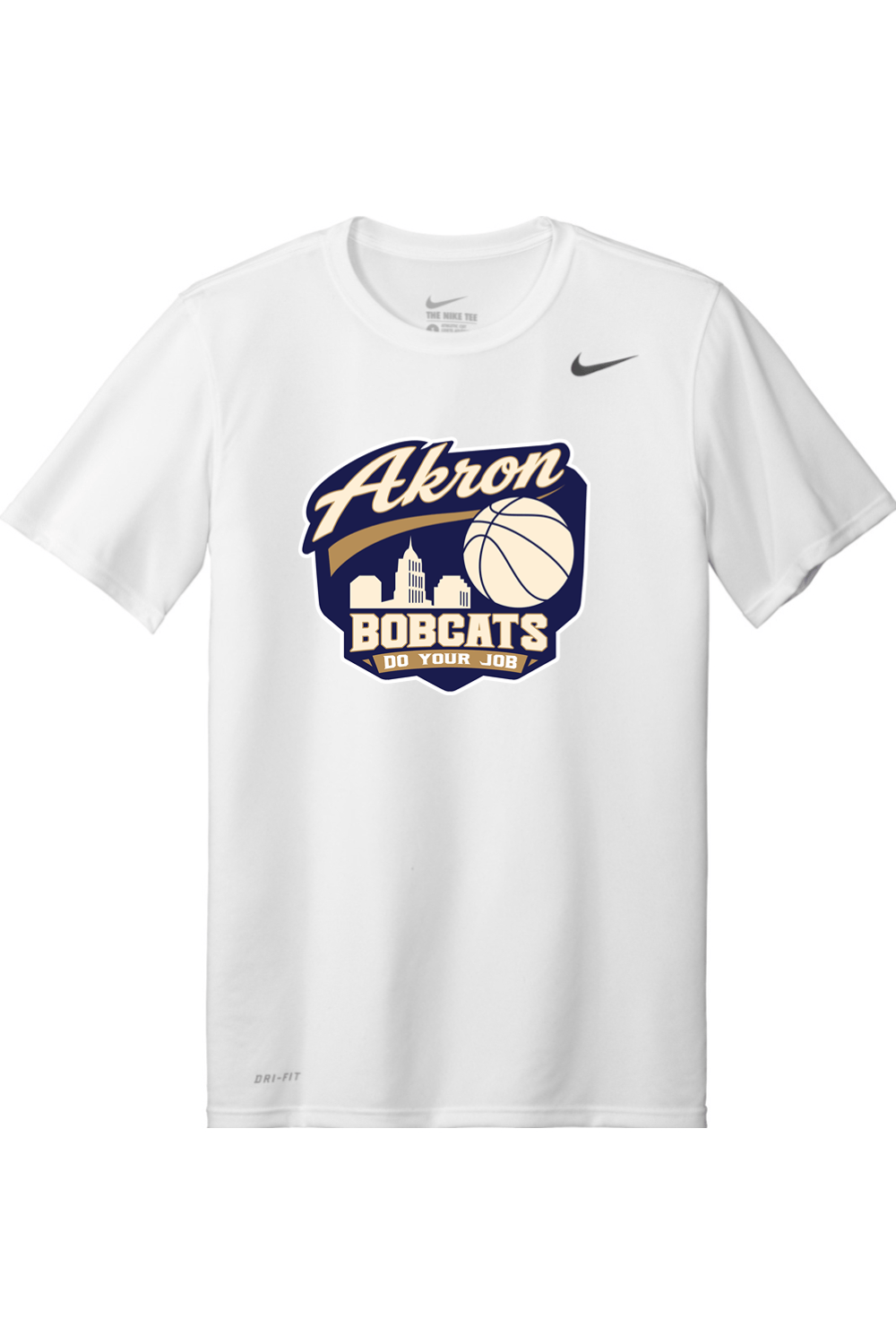 Arkron Bobcats Basketball Nike Team rLegend Tee Signature Lacrosse