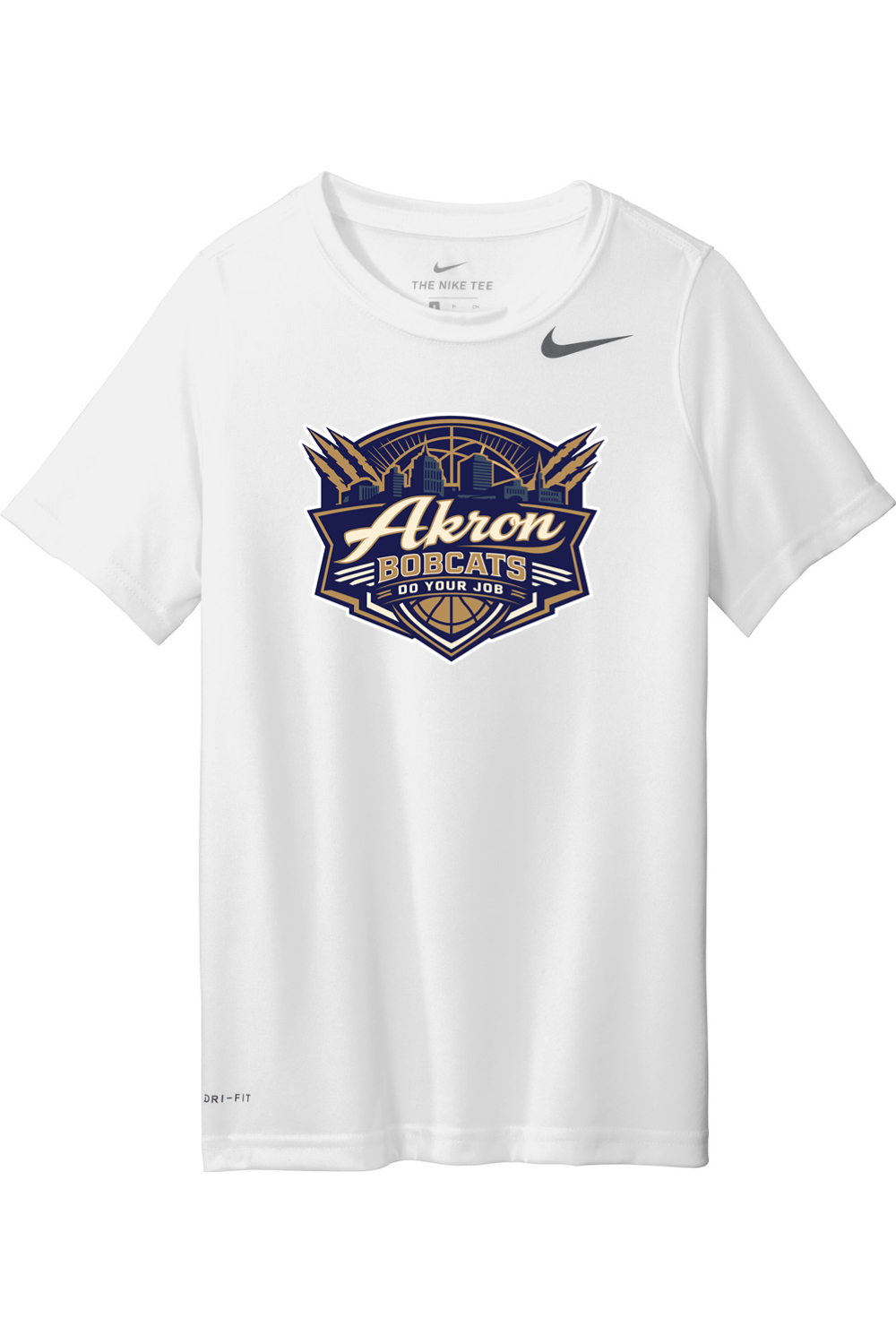 Arkron Bobcats Basketball Nike Youth Team Legend Tee Signature Lacrosse