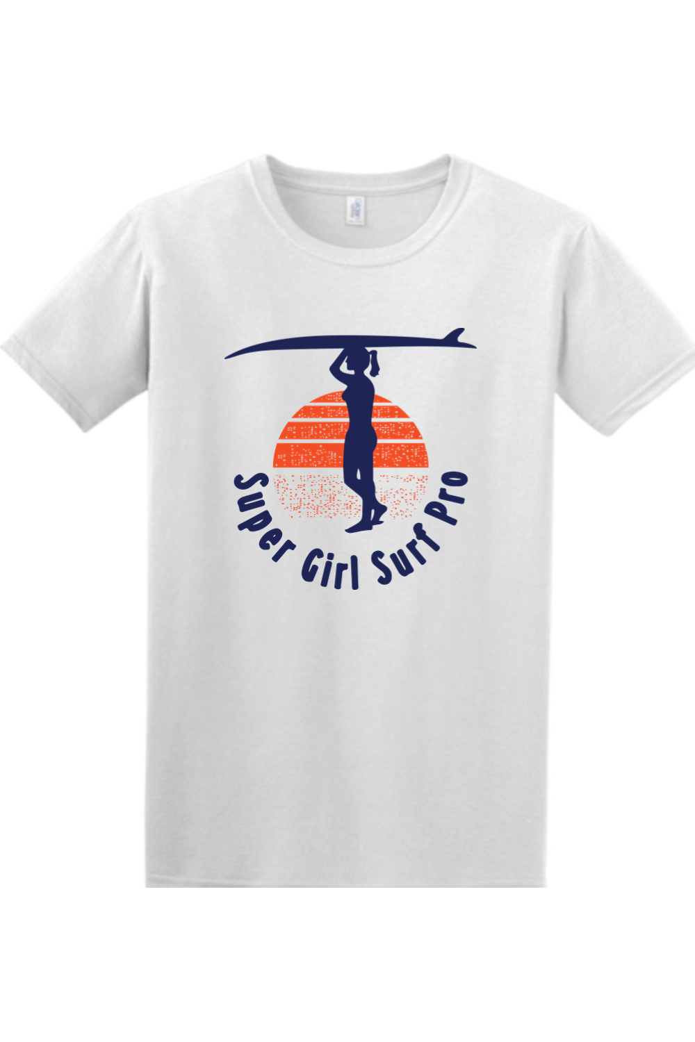 ASA Entertainment Gildan Softstyle T-Shirt - Surf Girl Signature Lacrosse