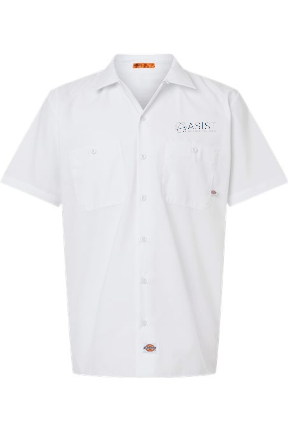 ASIST Men's Dickies Industrial Short Sleeve Work Shirt Signature Lacrosse
