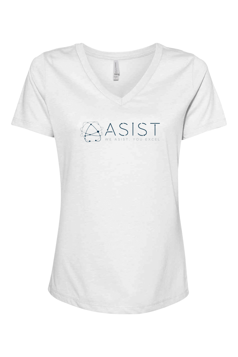 ASIST Women's Relaxed V-Neck T-Shirt Signature Lacrosse