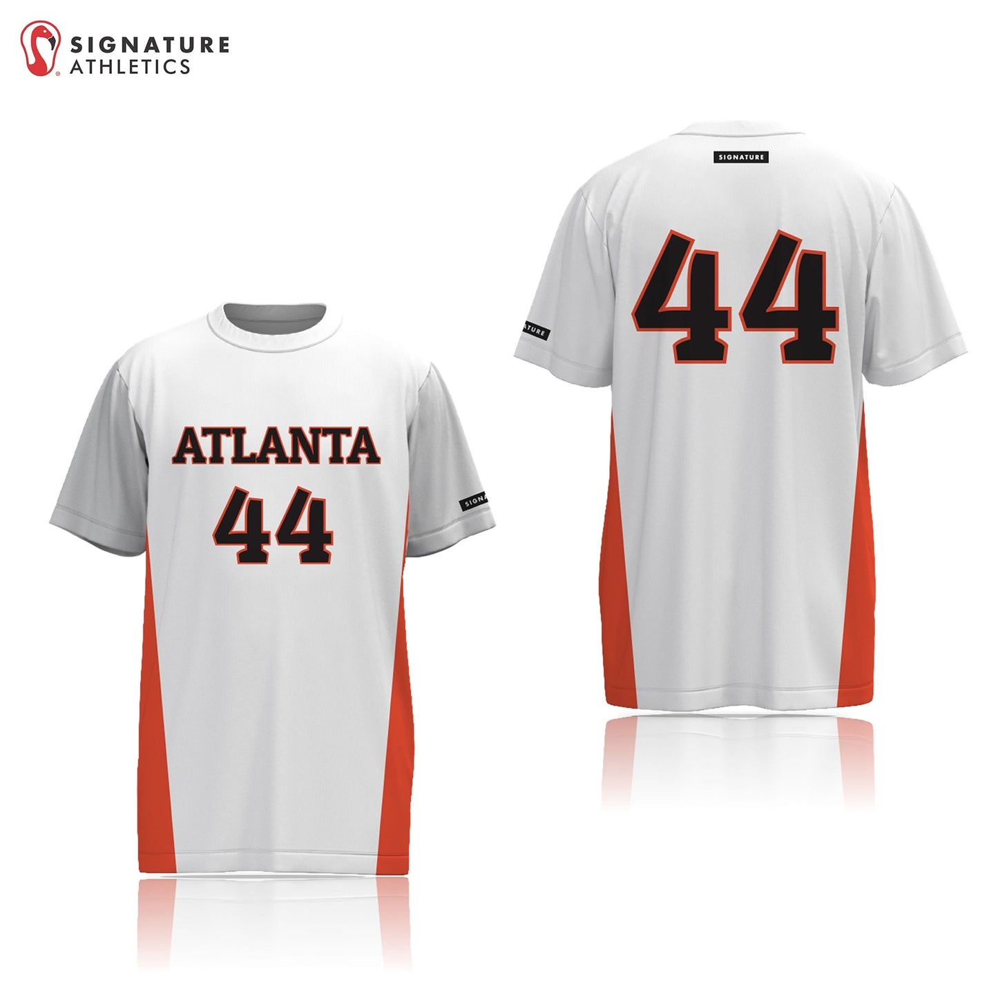Atlanta Field Hockey Club Men's Player Short Sleeve Shooting Shirt (Light): Atlanta U12/U14/High School Signature Lacrosse