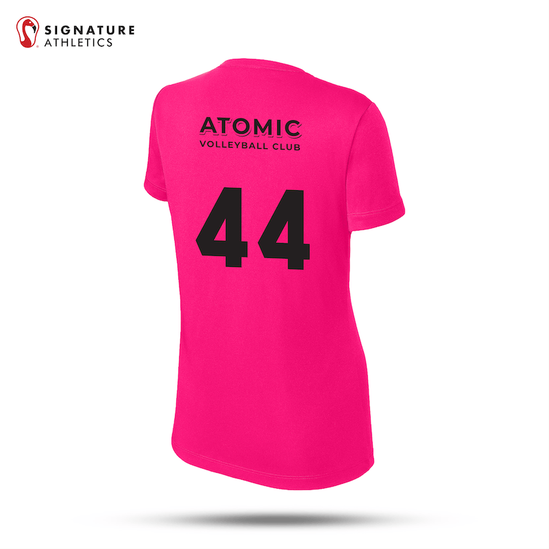 Atomic Volleyball Pink PosiCharge Competitor Tee Signature Lacrosse